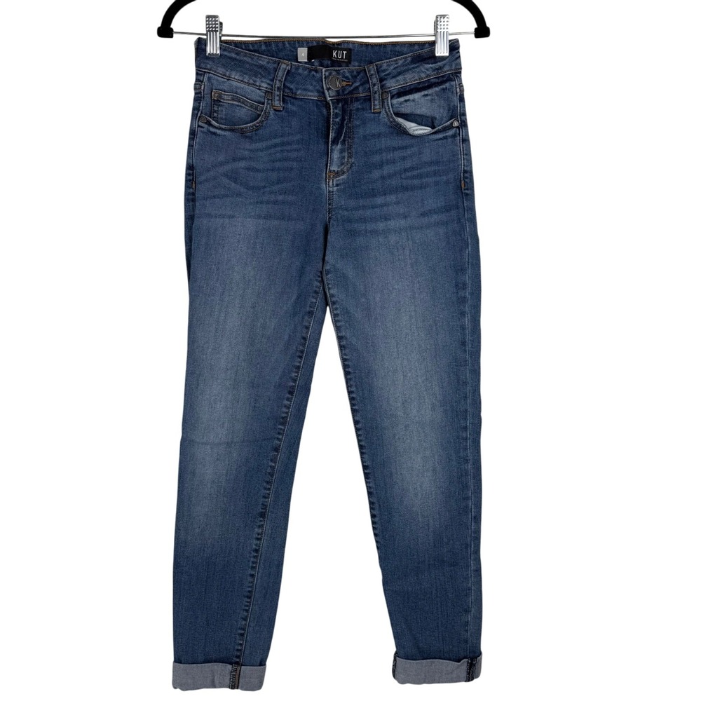 KUT from the Kloth Kurvy‎ Diana Skinny Jeans Dark Wash Denim Size 4
